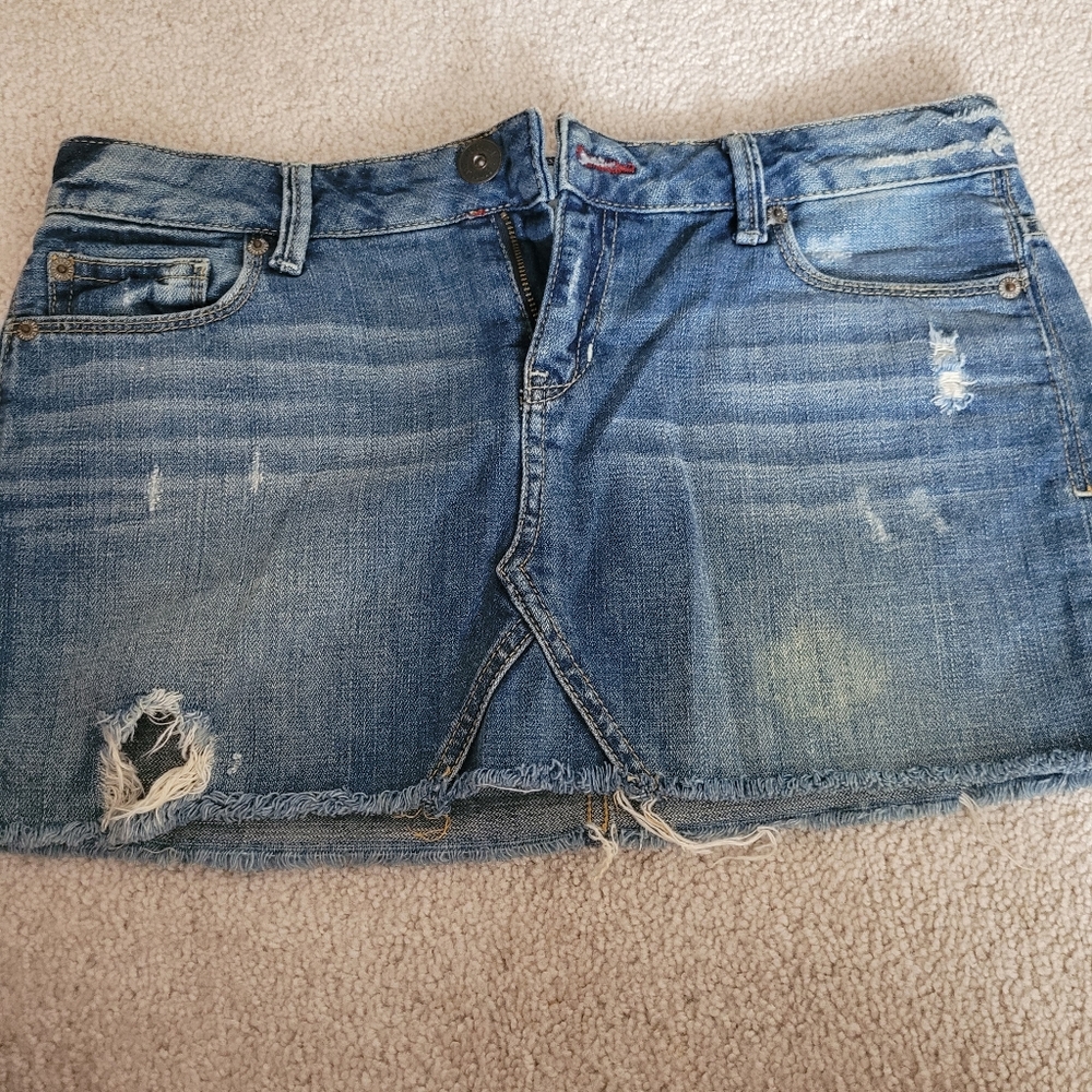 Aeropostale mini Jean skirt size 7/8